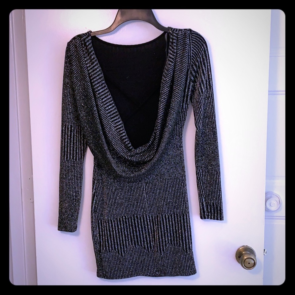 Sparkly open back Dress